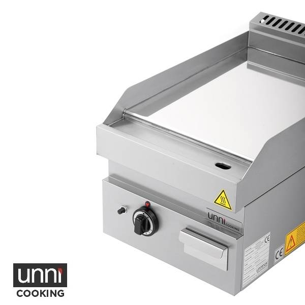 Bak-/Grillplaat | 650 SERIE | Gas | Glad Oppervlak 400x550 (Verchroomd) | 80°C/300°C | 5.7kW | Piëzo Ontsteking | 400x650x300/540(h)mm - Afbeelding 5