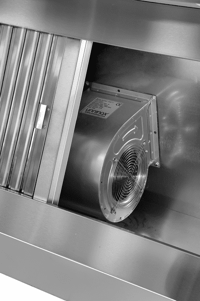 Afzuigkap | Doosmodel | Incl. Motor | 1500m³/u | Regelaar + Verlichting | 1000x950x520(h)mm - Afbeelding 3