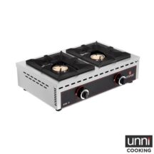 Alternative view of Fornuis | Tafelmodel (Laag) | Gas | 2 Branders | 2x 7kW | 690x510x200(h)mm