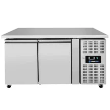 Vrieswerkbank | 272L | 2 Deuren (1/1 GN) | -18°C/-22°C | Geforceerd | Wielen (Geremd) | 1360x700x850(h)mm